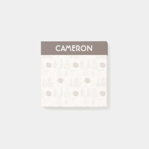 Post-it® Motif de hérisson de bois mignon