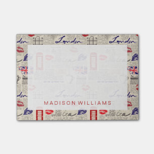 Post-it® Motif de journal de Londres