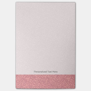 Post-it® Motif de Kawaii avec les gâteaux mignons