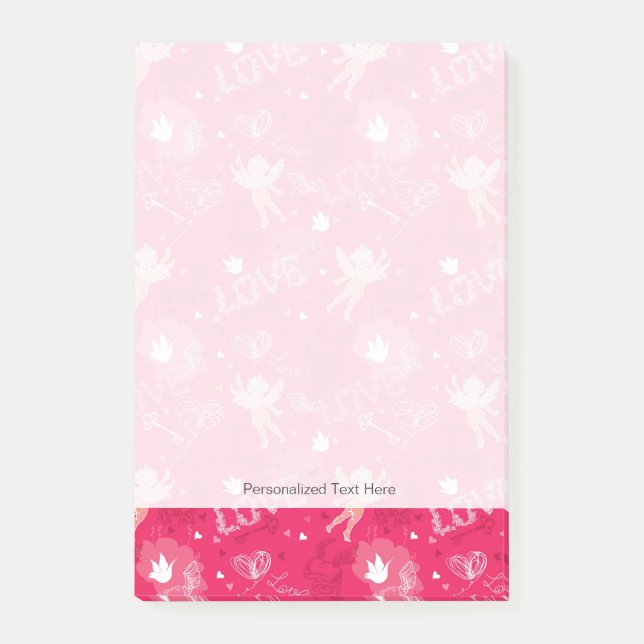 Post-it® Motif de Saint-Valentin avec le cupidon (Devant)