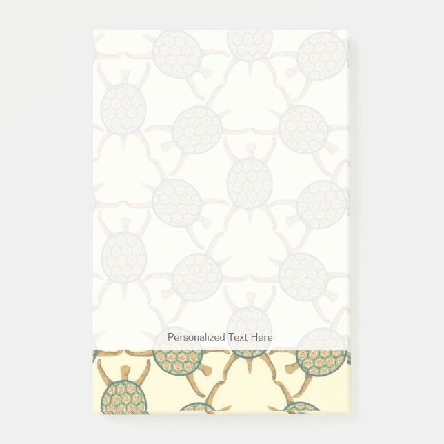 Post-it® motif de tortue (Devant)