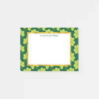 Motif de trèfle vert