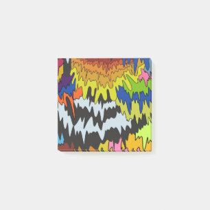 Post-it® Motif de trippage Super coloré à goutte liquide