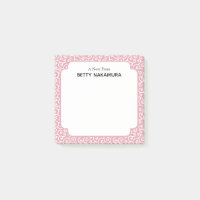 Motif de vin japonais Pink Karakusa