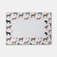 Motif des chevaux multicolores