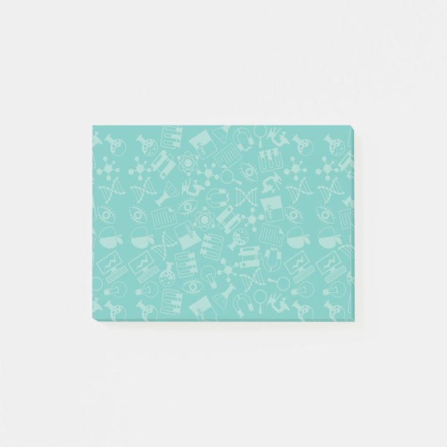 Post-it® Motif des icônes scientifiques (Devant)