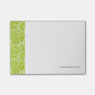 Post-it® Motif Des Tranches De Chaux Vertes