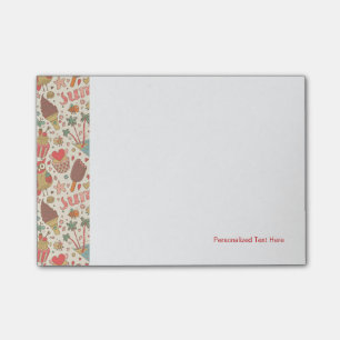 Post-it® Motif d'été avec la crème glacée