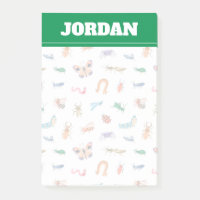 Motif d'insectes coloré mignon