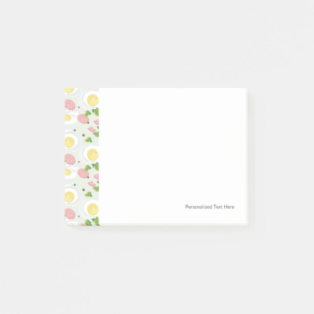 Post-it® Motif d'oeufs et de saucisse (Devant)
