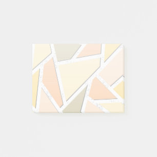 Post-it® Motif en mosaïque jaune citron