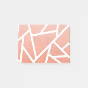 Post-it® Motif en mosaïque orange mandarin