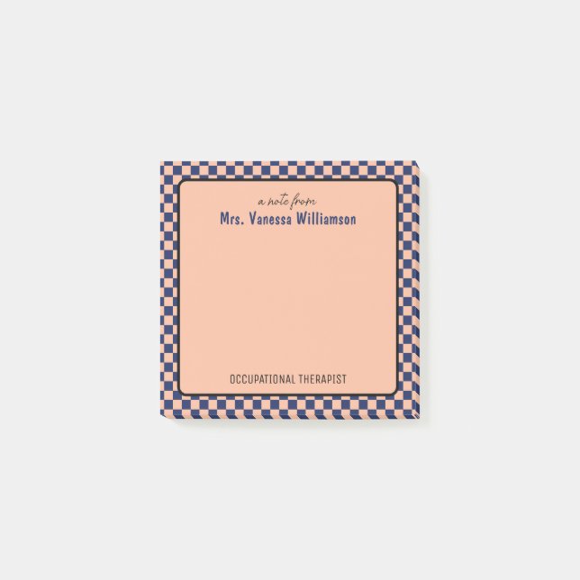 Post-it® Motif ergothérapeute sur mesure (Devant)