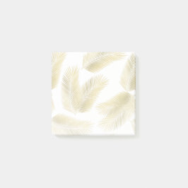 Post-it® Motif Feuille Gold Foil Palm