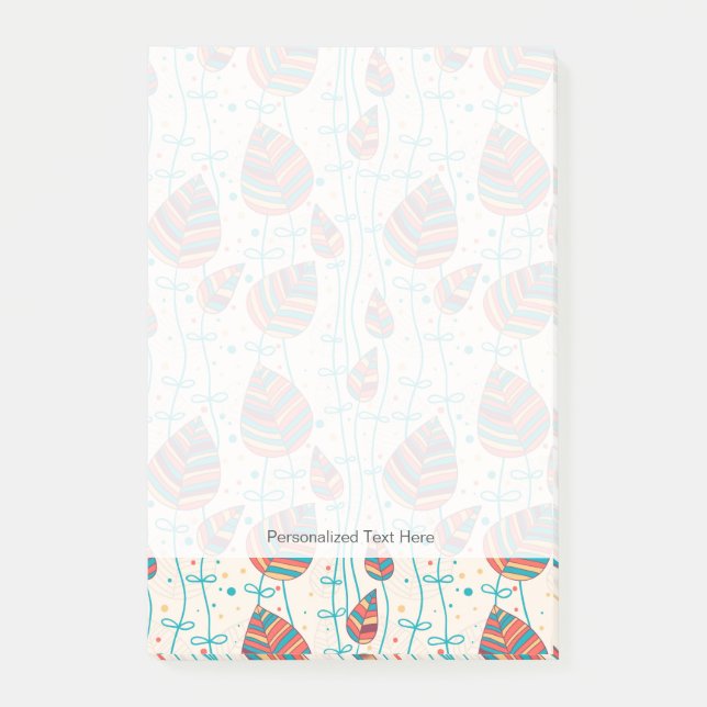 Post-it® Motif floral 5 (Devant)