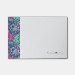 Post-it® Motif floral coloré par Doodle