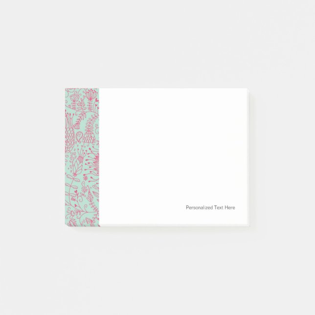 Post-it® Motif floral mignon d'été (Devant)