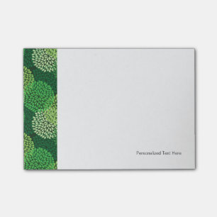 Post-it® Motif floral vert