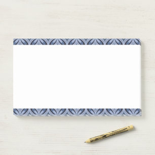 Post-it® Motif géométrique bleu de style rétro