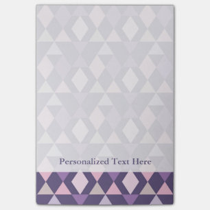 Post-it® Motif géométrique de l'arabe mauve