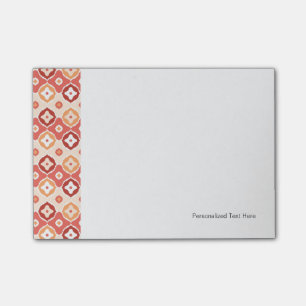 Post-it® Motif géométrique d'ikat d'or