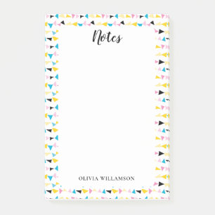 Post-it® Motif géométrique moderne pour faire des notes