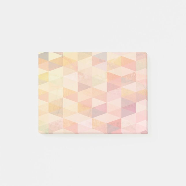 Post-it® Motif géométrique Triangle souple (Devant)