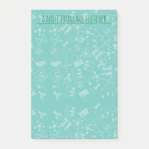 Post-it® Motif Icônes scientifiques personnalisées