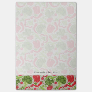 Post-it® Motif lumineux des légumes frais