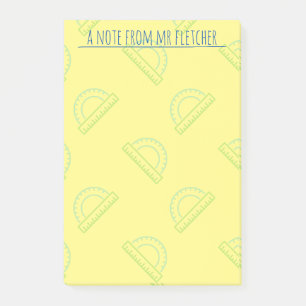 Post-it® Motif mathématique de l'entrepreneur personnalisé