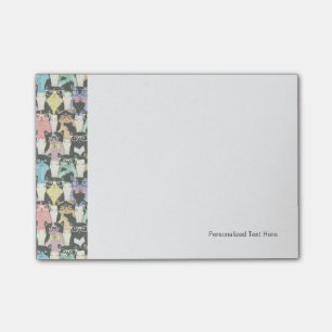 Post-it® Motif mignon de chats de hippie