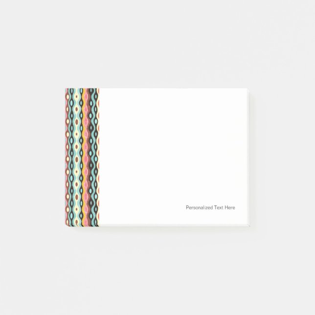 Post-it® motif multicolore Abstrait (Devant)