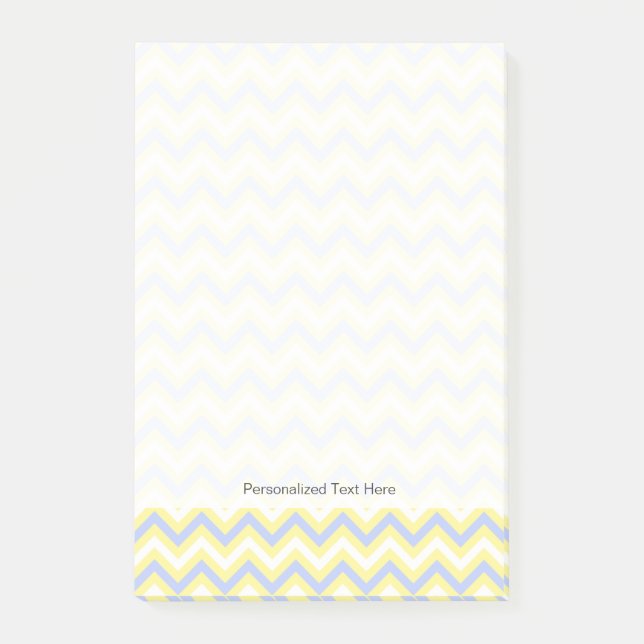 Post-it® Motif Pastel Chevron (Devant)
