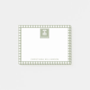 Post-it® Motif personnalisé de diététiste enregistré RD