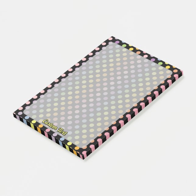 Post-it® Motif Pois Rainbow (Incliné)