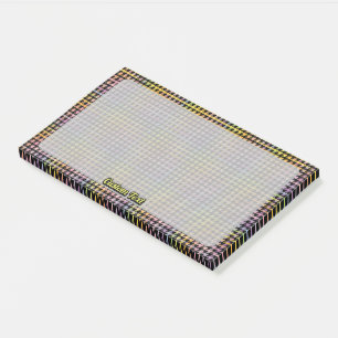 Post-it® Motif Rainbow Houndstooth