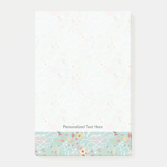 Post-it® Motif romantique lumineux moderne (Devant)
