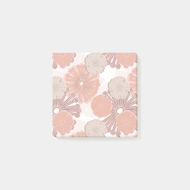 Post-it® Motif rose Gold Flower (Devant)