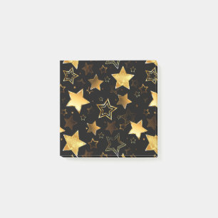 Post-it® Motif sans couture avec étoiles d'or