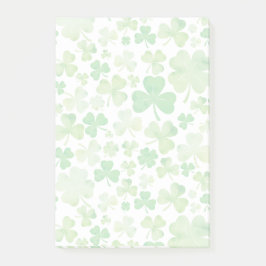 Post-it® Motif Shamrock Jour de la Saint Patrick vert