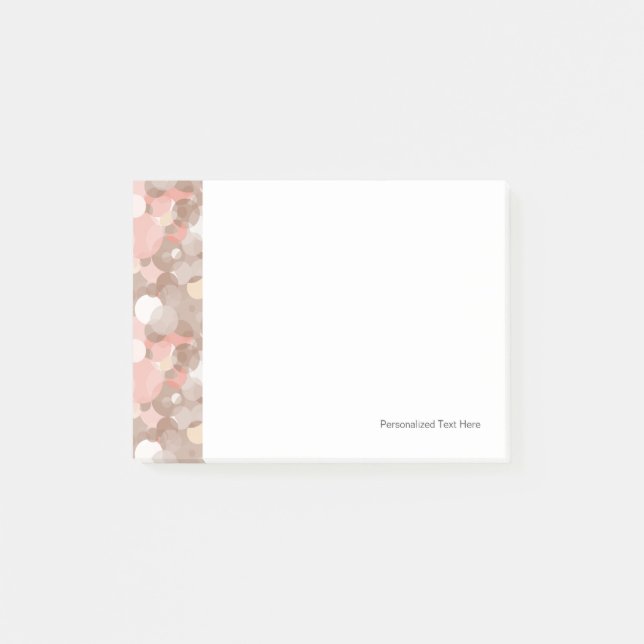 Post-it® Motif simple - Cercles (Devant)