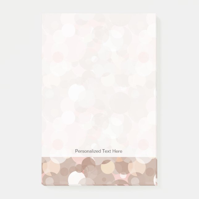 Post-it® Motif simple - Cercles (Devant)