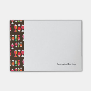 Post-it® Motif sous-marin 2 de rétros poissons abstraits