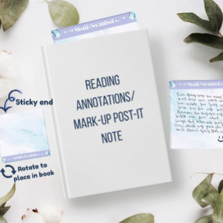 Post-it® Motif/Symbol Acrylic Reading Annotation Note