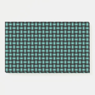 Post-it® Motif Tissé Noir Sarcelle