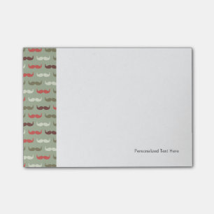 Post-it® motif Vintage avec moustache