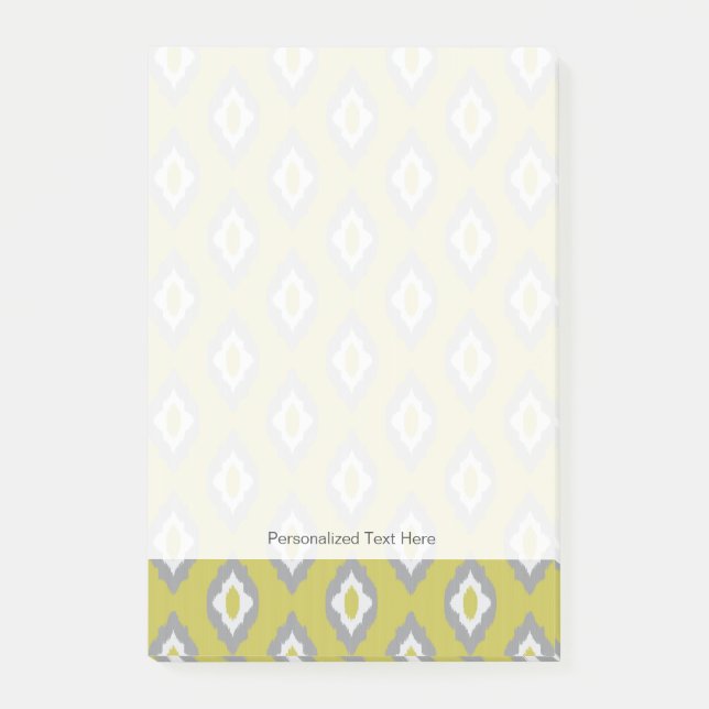 Post-it® Motif vintage d'Ikat (Devant)