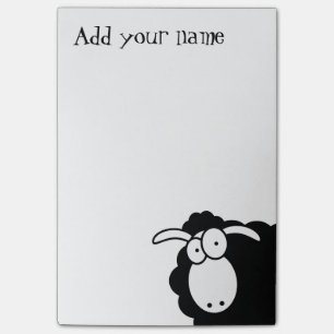 Post-it® Mouton noir