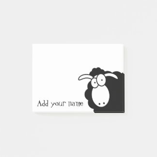 Post-it® Mouton noir