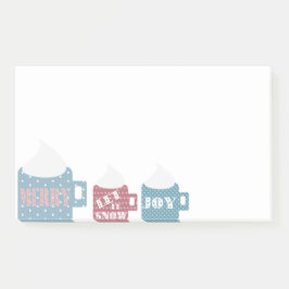 Post-it® Mug de camp de chocolat chaud personnalisé